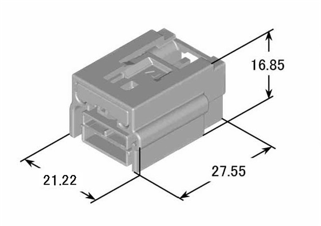 0.64(025)连接器端子盒4P 母│矢崎连接器目录